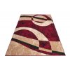 Moderní koberec Tap - vlnky 4 - krémový/červený