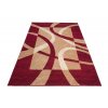 Moderní koberec Tap - geometrické tvary 1 - červený