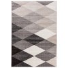 Moderní koberec Fiesta - trojúhelníky 2 - šedý/béžový