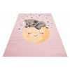 Dětský koberec Jolly Kids - sloník 1 - růžový