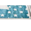 Dětský koberec Fiesta - hvězdičky a měsíček 1 - modrý/bílý