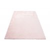 Chlupatý koberec Rabbit - jednobarevný - světle růžový