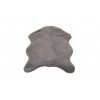 Chlupatý koberec Rabbit Kožešina - tmavě šedý - 60x90 cm