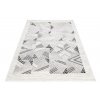 Moderní koberec Grace - trojúhelníky 1 - krémový/šedý
