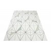 Moderní koberec Jungle - geometrické tvary 1 - krémový/zelený