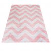 Moderní koberec Lux Verso - vlnky 1 - růžový