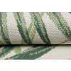 Moderní koberec Jungle - listy 4 - krémový/zelený