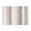 Kusový koberec Lazur - pruhy 1 - bílý/růžový