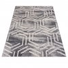 Moderní koberec Lydia - geometrické tvary 1 - tmavě šedý