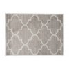 Kusový koberec Lazur - mřížka 1 - tmavě šedý