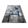 Kusový koberec Maya - abstrakt 1 - šedý/modrý