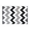 Kusový koberec Maya - abstrakt 1 - šedý/černý