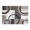 Kusový koberec Maya - geometrické tvary 2- šedý/bílý