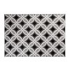Kusový koberec Maya - geometrické tvary 3 - šedý/černý