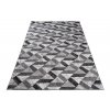 Kusový koberec Maya - vlnky 1 - šedý/bílý