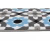 Kusový koberec Maya - květiny 1 - šedý/modrý