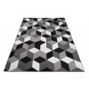 Kusový koberec Maya - geometrické tvary 1 - šedý/bílý