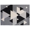 Moderní koberec CAN - šedý - trojúhelníky 1