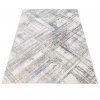 Kusový koberec Portland - mřížka 2 - šedý/modrý