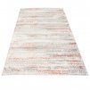 Kusový koberec Portland - vlnky 1 - bílý/oranžový
