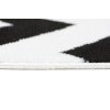 Kusový koberec DREAM - černý/bílý - vlnky 1