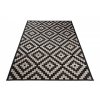 Kusový koberec FLOORLUX - černý/stříbrný - obrazce 1