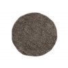 Moderní kulatý koberec SOHO - tmavě šedý 1