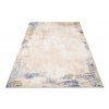 Moderní koberec Artemis - abstrakt 7 - krémový/modrý