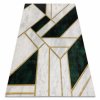 Moderní koberec Easy - mramor 1 - zelený/krémový