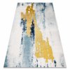 Moderní koberec Easy - abstrakt 2 - zlatý/modrý