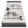 Krásný dětský koberec KINDER - ptáčci 1 - krémový
