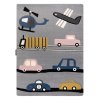 koberec KINDER - autíčka 1 - šedý