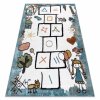 Skvělý dětský koberec FUNNY - skákací panák 1 - modrý