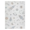 koberec BAMBINO - vesmír - krémový