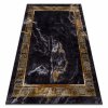 Pratelný koberec Romi - obrazce 1 - černý