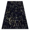 Pratelný koberec Romi - mramor 4 - černý