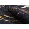 Pratelný koberec Romi - mramor 1 - černý/zlatý
