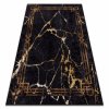 Pratelný koberec Romi - mramor 1 - černý/zlatý