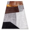 Pratelný koberec Romi - tvary 2 - šedý