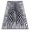 Pratelný koberec Romi - zebra - černý/bílý
