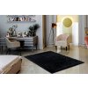 Moderní hebký koberec BUBBLE - černý