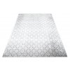 Moderní koberec Life - mřížka 2 - šedý