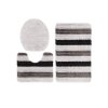 Sada koupelnových předložek (3v1) - 39 - šedá/černá