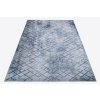 Moderní koberec Life - mřížka 1 - modrý/šedý
