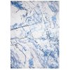 Moderní koberec Life - abstrakt 1 - modrý/bílý