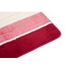 Sada koupelnových předložek MULTI - tmavě červená