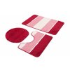 Sada koupelnových předložek MULTI Plus - červená