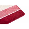 Sada koupelnových předložek MULTI Plus - tmavě červená
