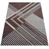 Moderní koberec Otto - trojúhelníky 1 - hnědý