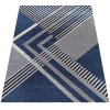 Moderní koberec Otto - trojúhelníky 1 - modrý